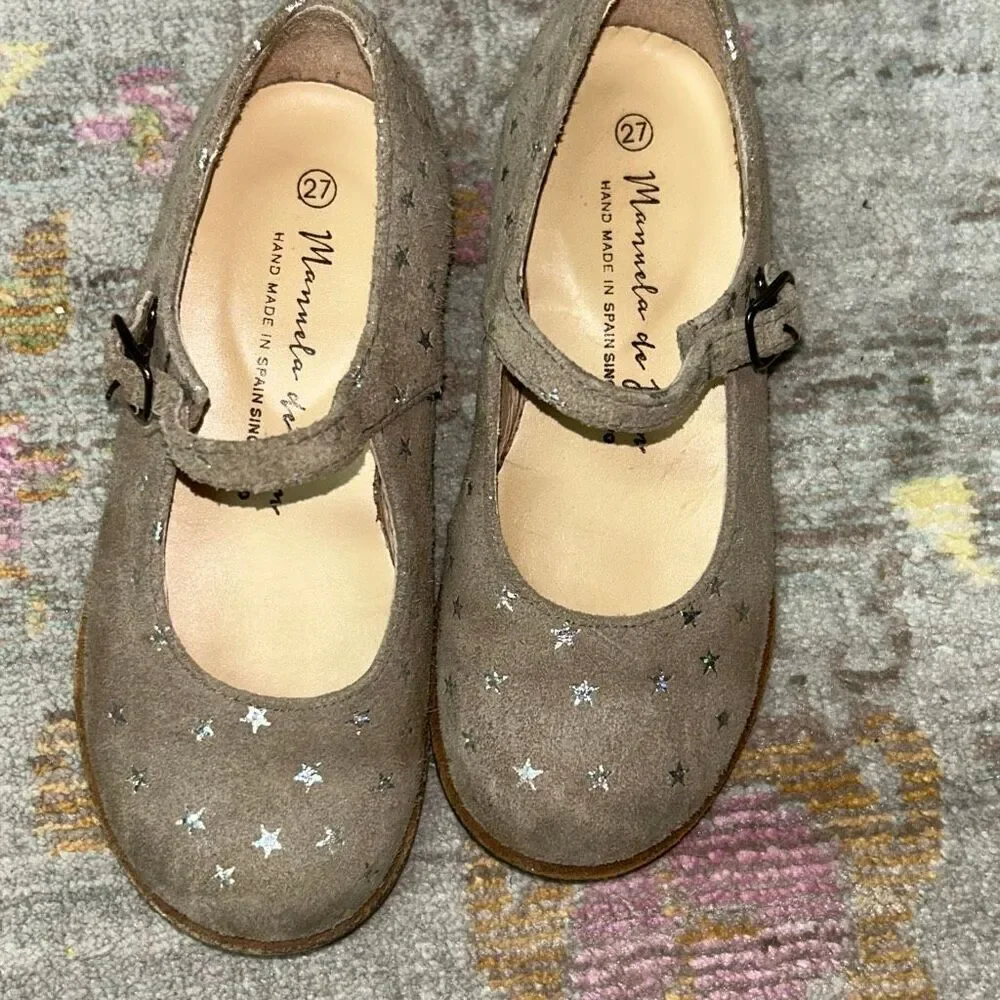 Manuela de Juan suede star Mary Jane sz 27